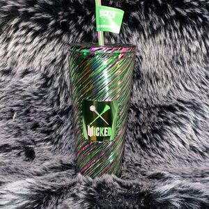 Starbucks Multicolor Striped Tumbler with Straw